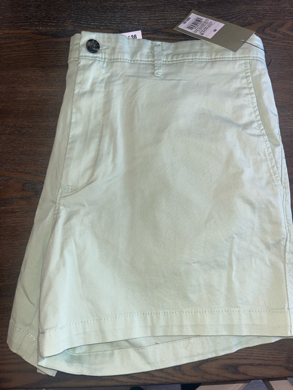 Men's Flat Front Shorts in Light Green